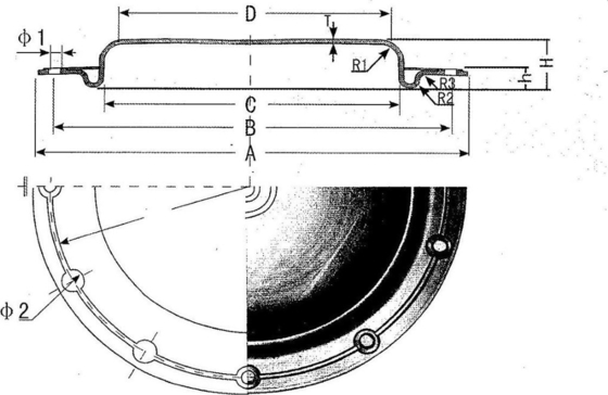 5 - 1500mmオイルの抵抗力がある空気弁のダイヤフラムの老化する抵抗