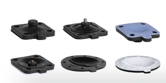 ファブリックで強化された  コード 19 EPDM ダイアフラム 粘着性の低下