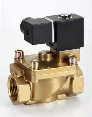 通常開通常閉真鍮ソレノイドバルブ、流体制御用