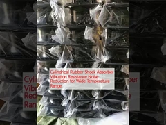 円筒形ゴムショック吸収器 振動抵抗 広範囲の温度範囲でのノイズ削減